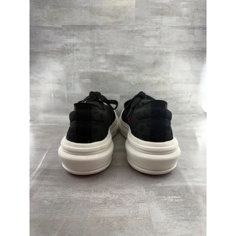 Vans UltraRange EXO Black White Red Low Top Platform Sneakers Mens 9 Womens 10.5